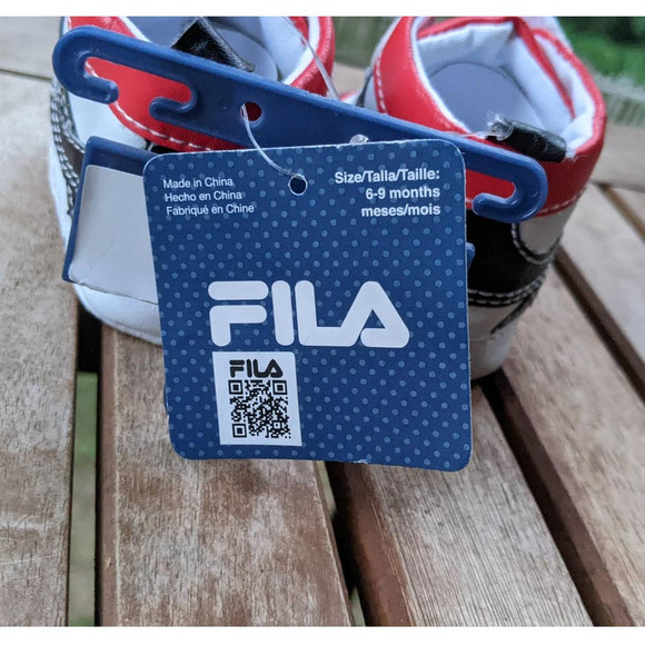 FILA Baby Boys Shoes Size 6-9 Months Infant New - Picture 6 of 7